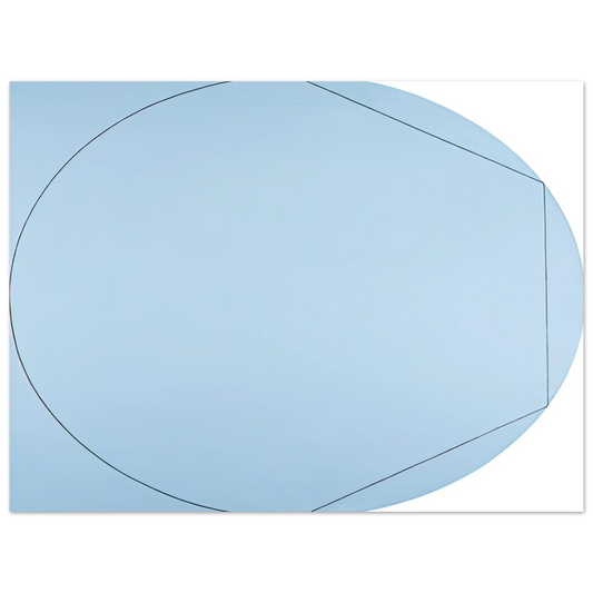 Robert Mangold - CIRCLE IN AND OUT OF A POLYGON 2 1973 Fine Art Poster - Default Title