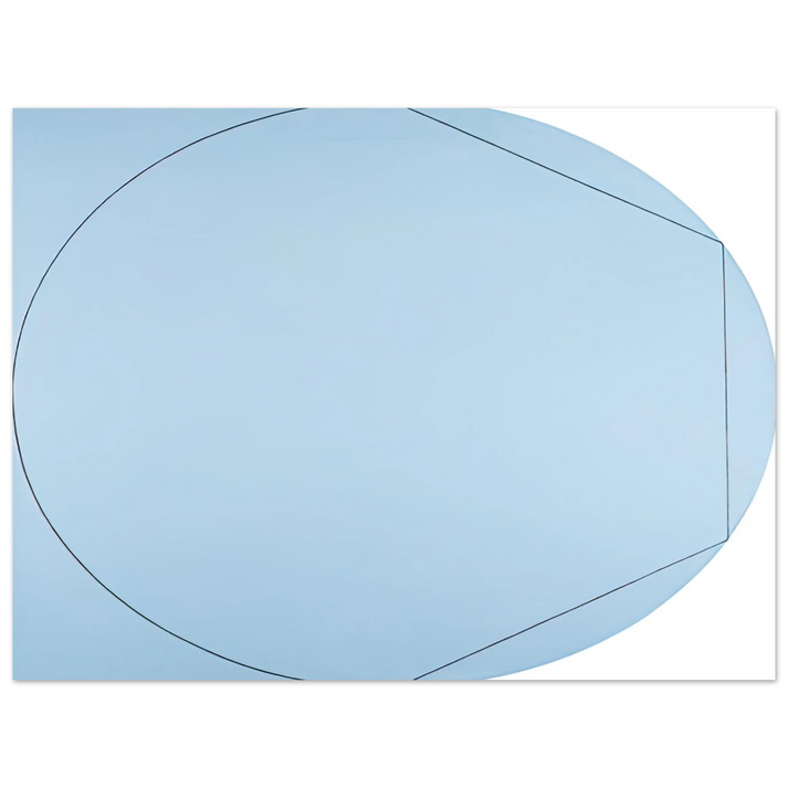 Robert Mangold - CIRCLE IN AND OUT OF A POLYGON 2 1973  75x100 cm / 30x40inches Fine Art Poster