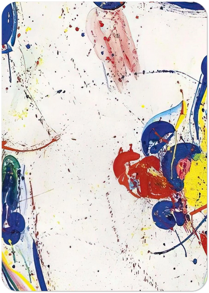 On Return By Sam Francis Pack of 10 Post Cards | Sam Francis Post Cards | A6 (10.5 x 14.8 cm) - 4.1 x 5.8 inches