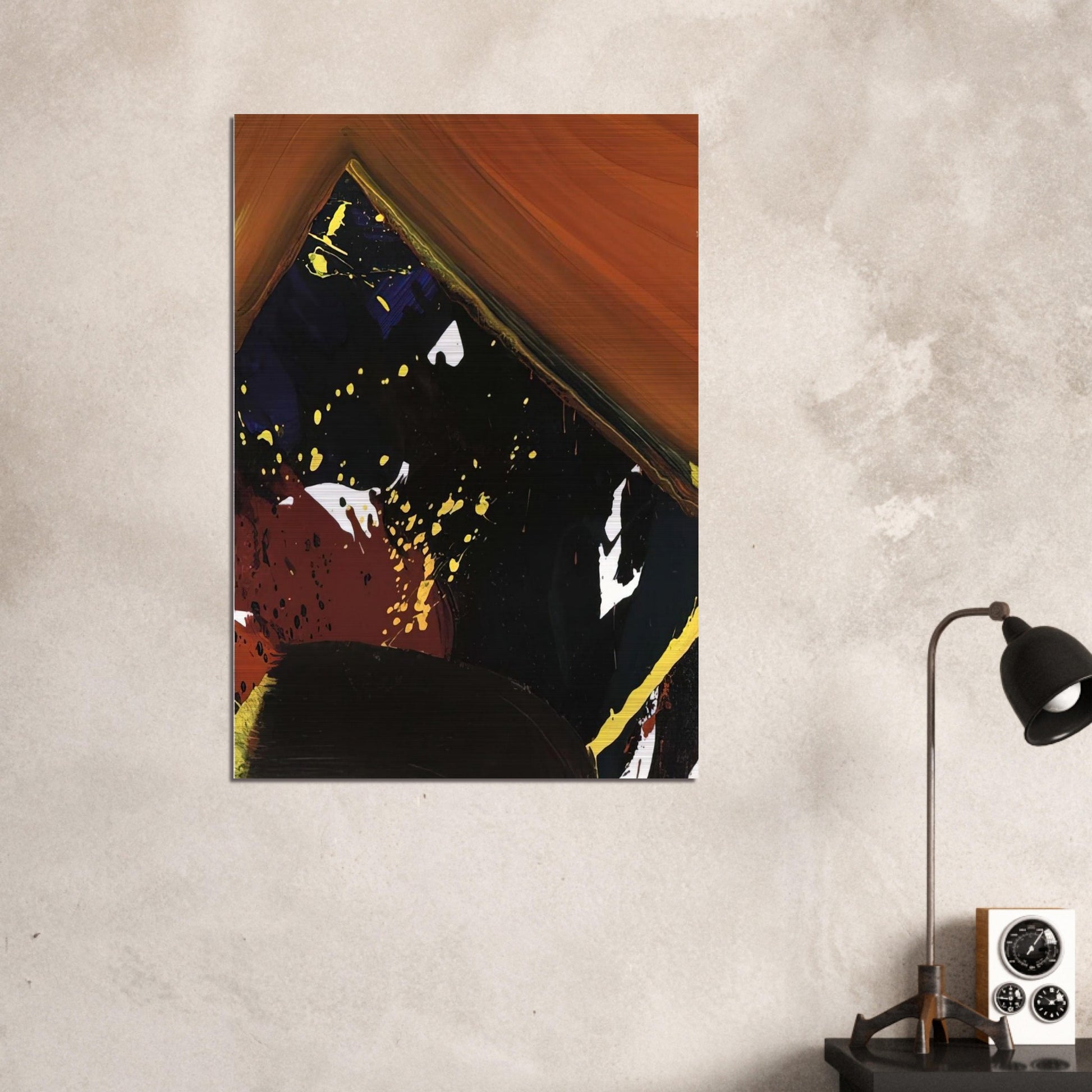 SFP83-52 - Sam Francis Brushed Aluminum Print - 70x100 cm / 28x40 inches | Sam Francis Aluminum Print | Sam Francis Prints