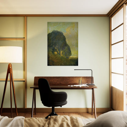 Landscape - Tonalism - Xavier Martinez Brushed Aluminum Print - 70x100 cm / 28x40 inches | Xavier Martinez Aluminum Print | Xavier Martinez Prints