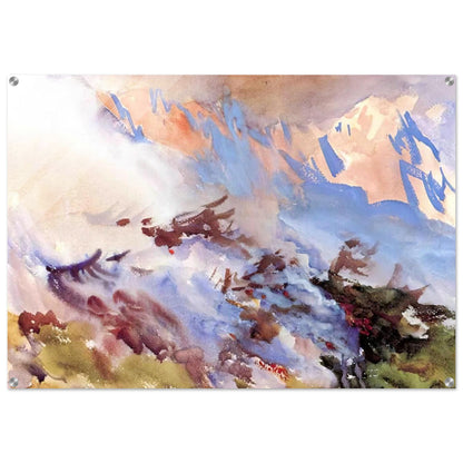 Mountain Fire - John Singer Sargent Acrylic Print - 70x100 cm / 28x40″ inches