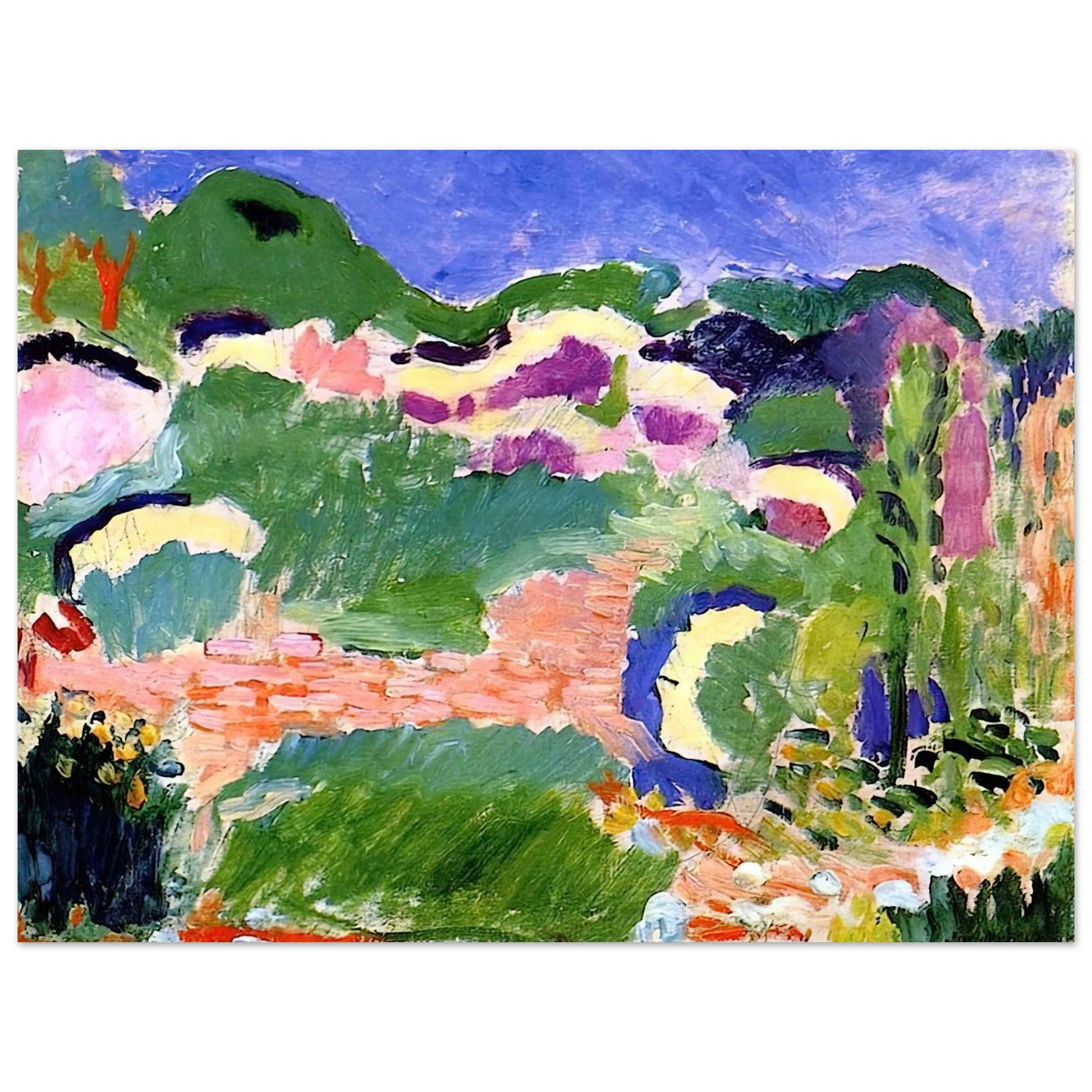 Henri Matisse - LES GENETS 1905 Fine Art Poster - Default Title