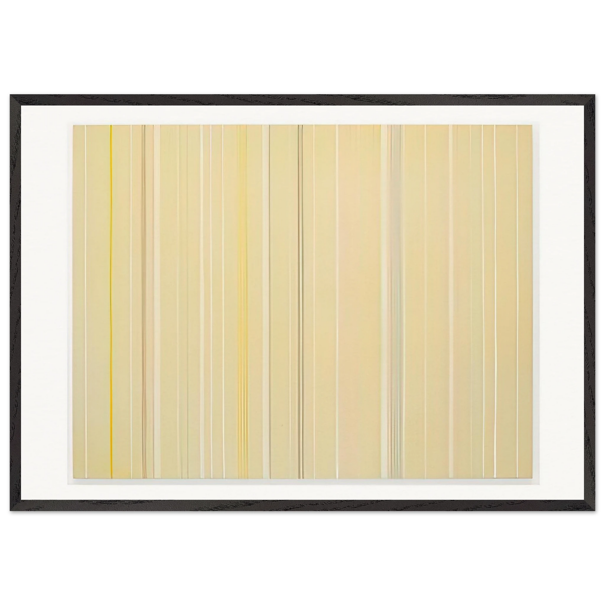 Butterfly - 1972 - Gene Davis Framed Art Print – Black Wooden Frame - Default Title - -Framed Art Print