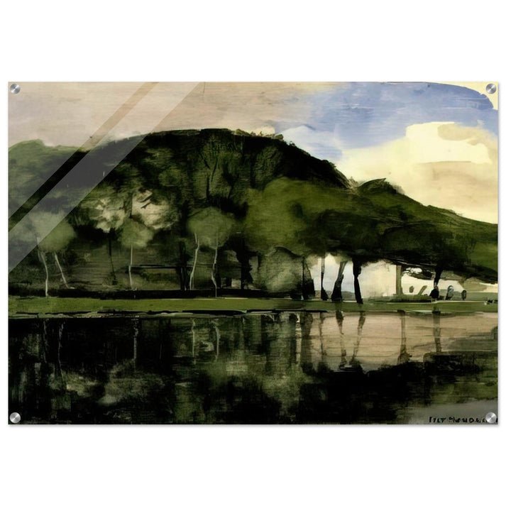 Along the Amstel - Piet Mondrian Acrylic Print - 70x100 cm / 28x40″ inches | Piet Mondrian Wall Art | Piet Mondrian Prints