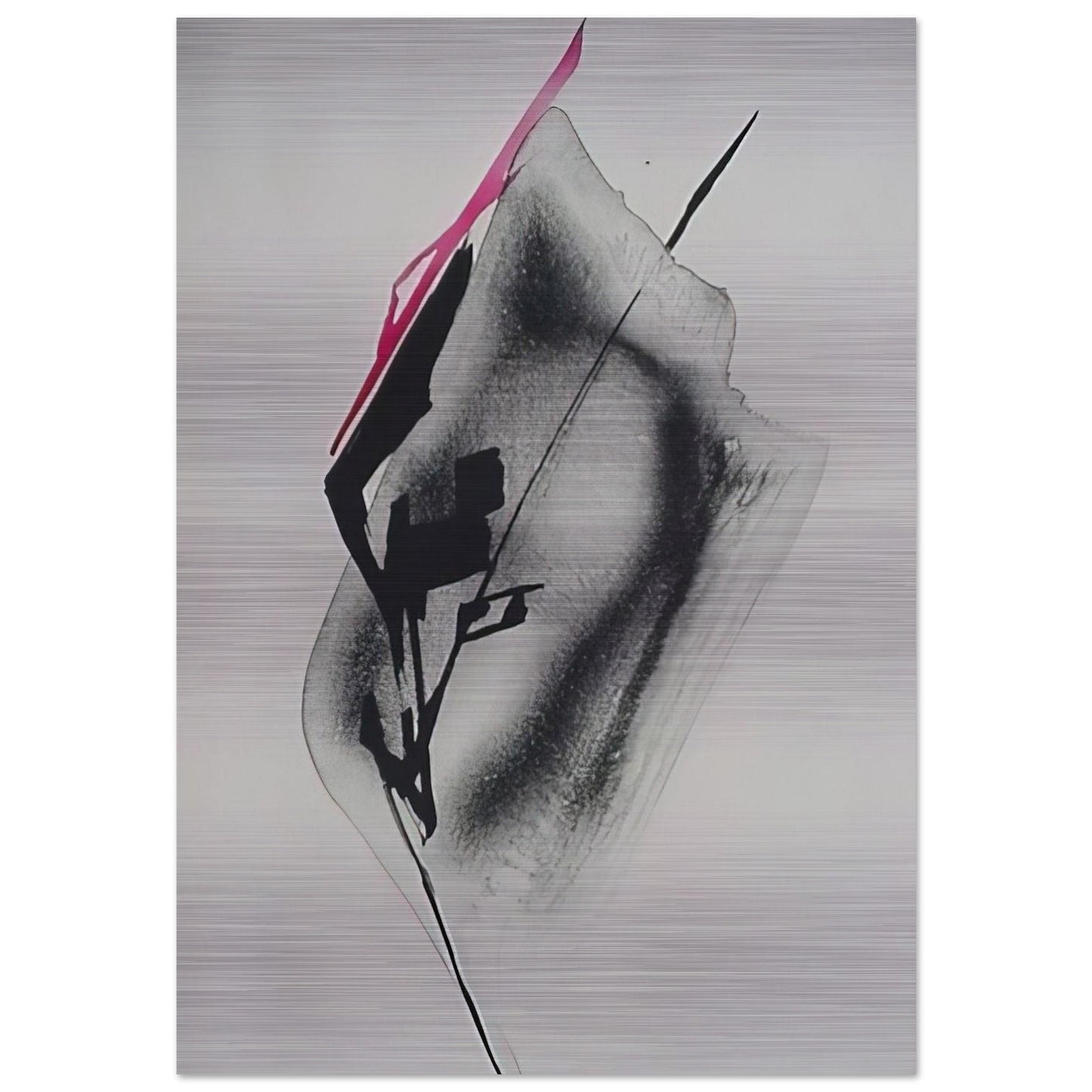 Transparent Shadow - Abstract Expressionism - Toko Shinoda Brushed Aluminum Print - 70x100 cm / 28x40 inches | Toko Shinoda Aluminum Print | Toko Shinoda Prints