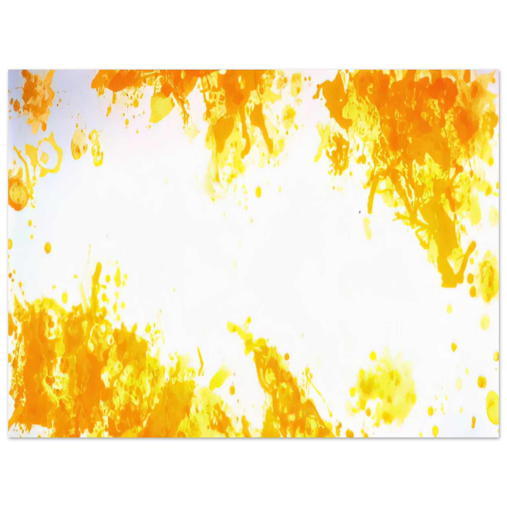 Sam Francis - Spleen  Yellow  Fine Art Poster - Default Title