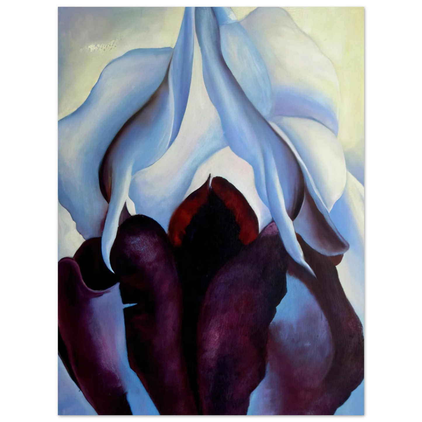 Georgia O'Keeffe - Flower of Life Fine Art Poster - 13x18 cm / 5x7 inches