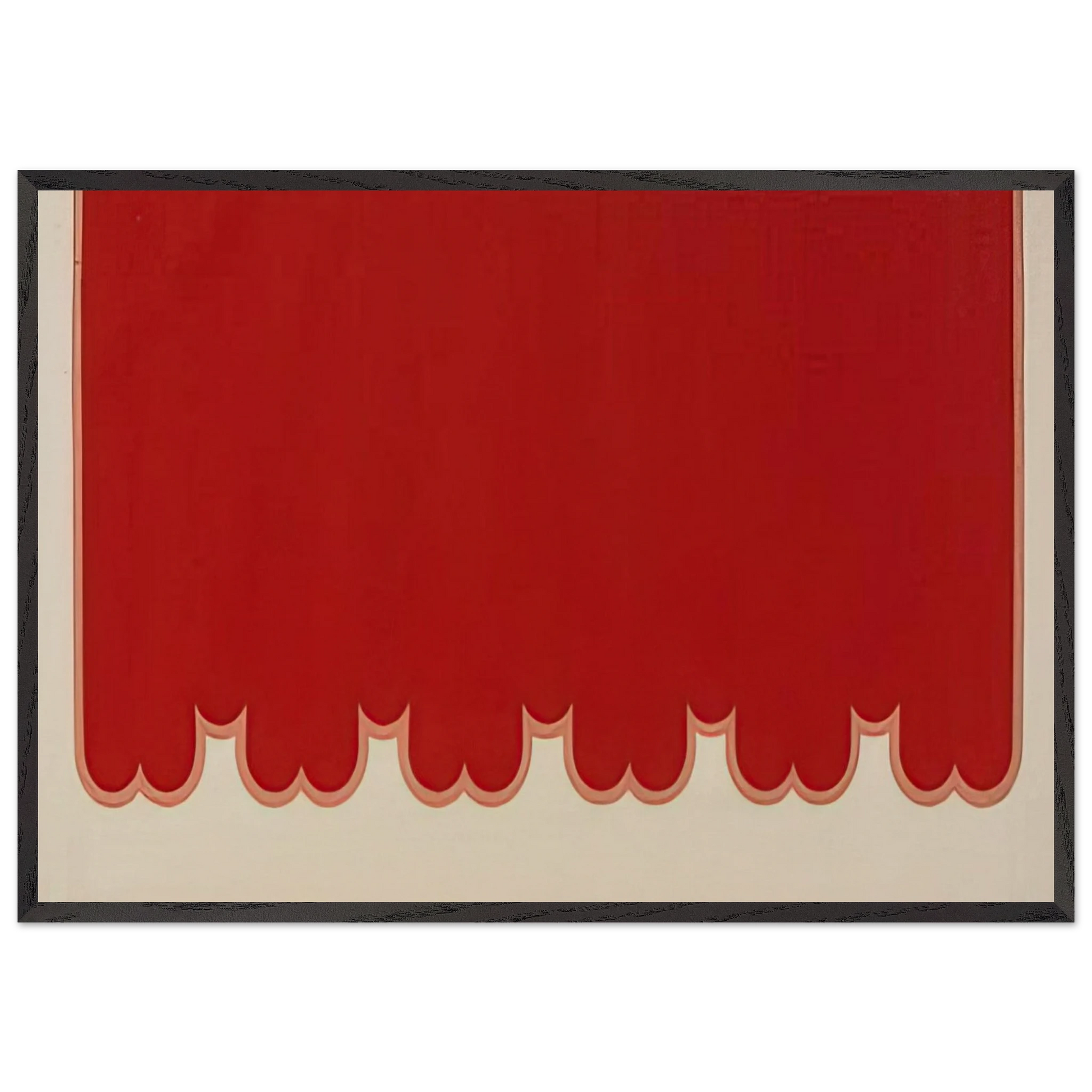 Interior - 1983 - Thomas Downing Framed Art Print – Black Wooden Frame - Default Title - -Framed Art Print