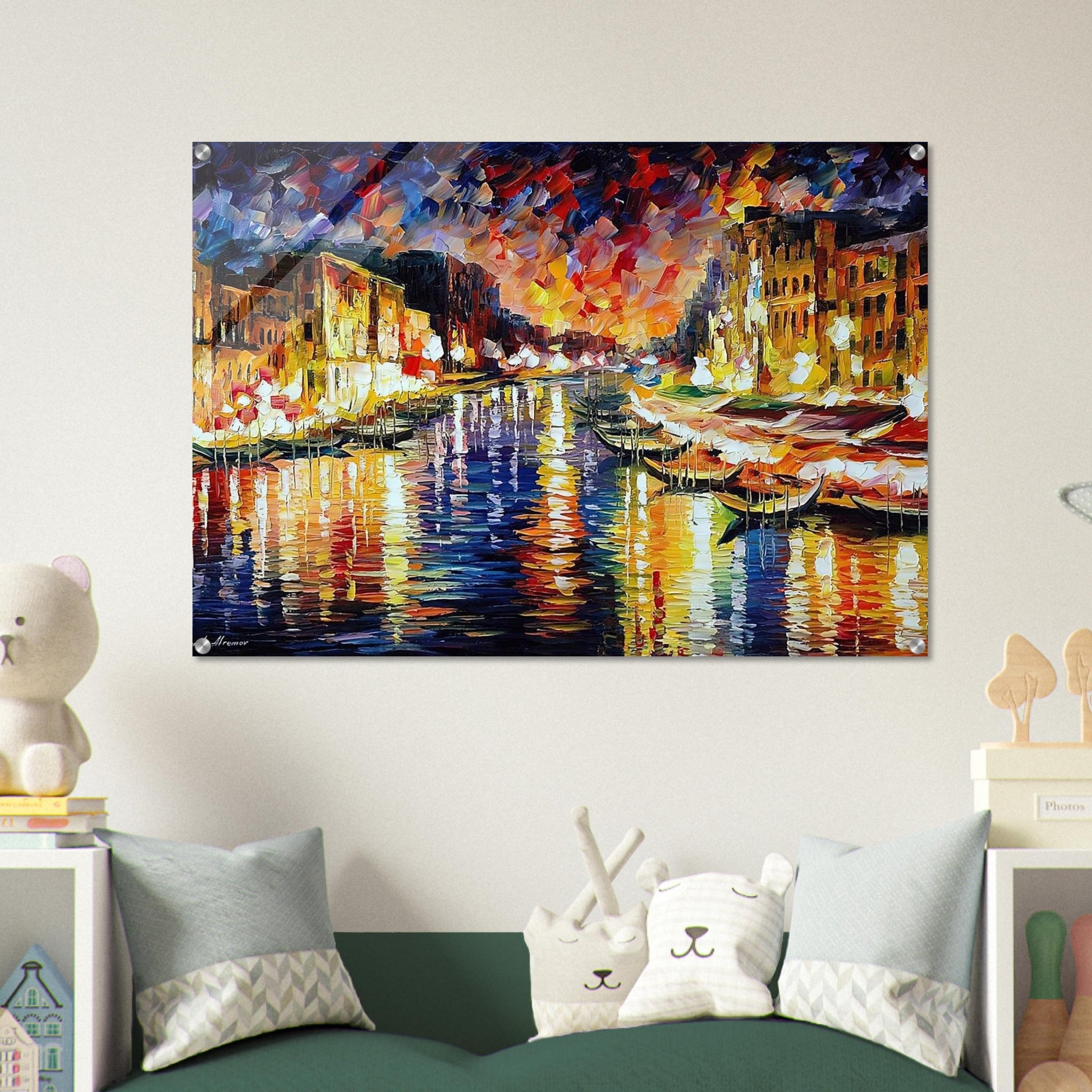 Leonid Afremov - Leonid Afremov Acrylic Print - 70x100 cm / 28x40″ inches | Leonid Afremov Wall Art | Leonid Afremov Prints