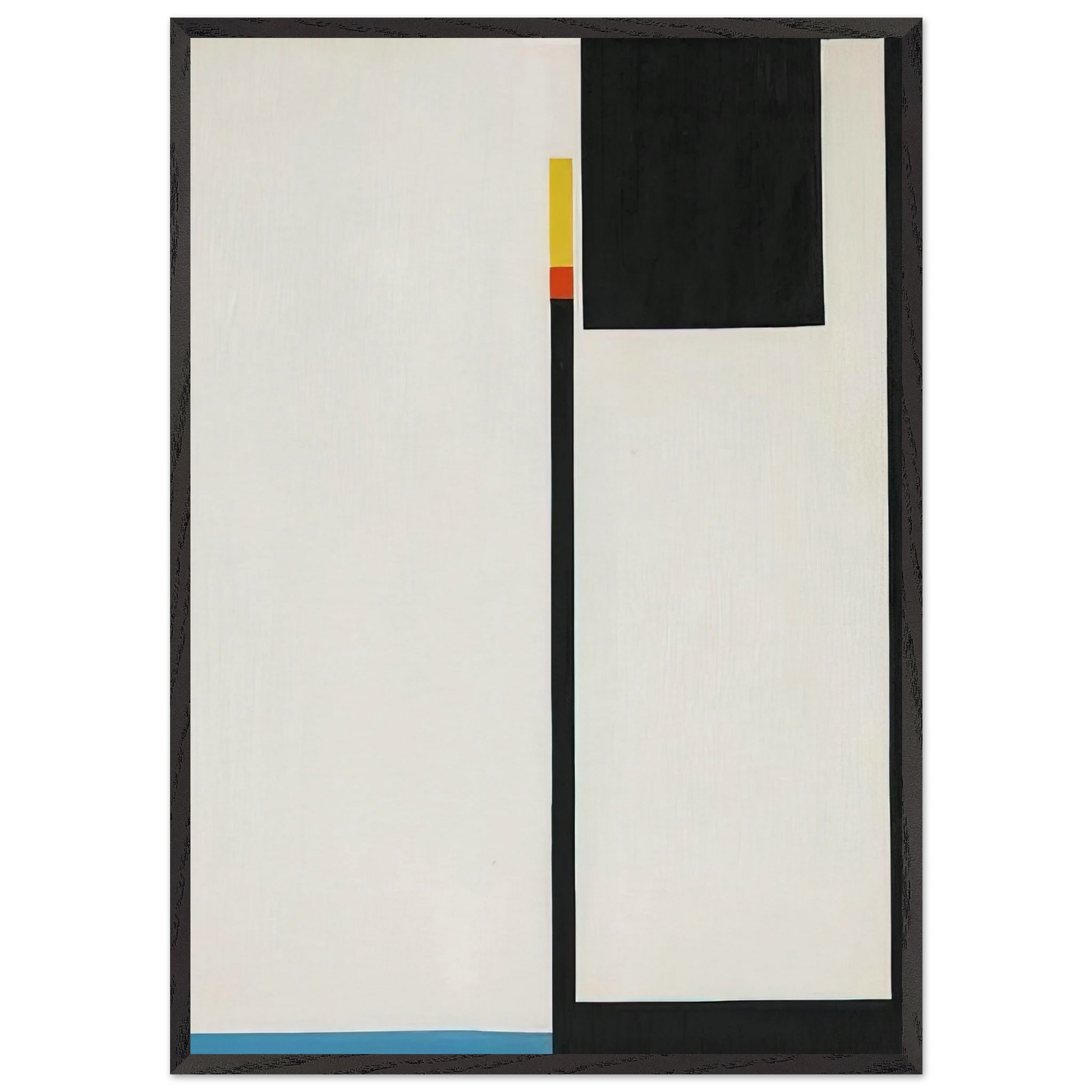 Untitled - 1951 N3 - Bruno Munari Framed Art Print – Black Wooden Frame - Default Title - -Framed Art Print