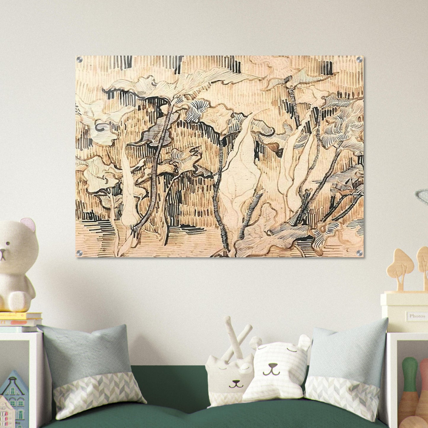 Arums - Vincent van Gogh Acrylic Print - 70x100 cm / 28x40″ inches