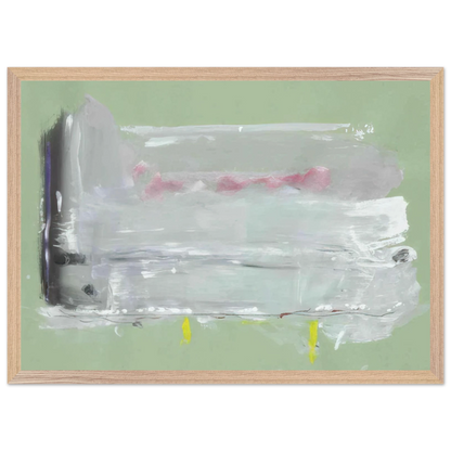 Helen Frankenthaler - Untitled - 1984 Wall art - A3 (29.7 x 42  cm) - Premium Wooden Framed Poster With Fine Art Paper-canvas - Wood frame