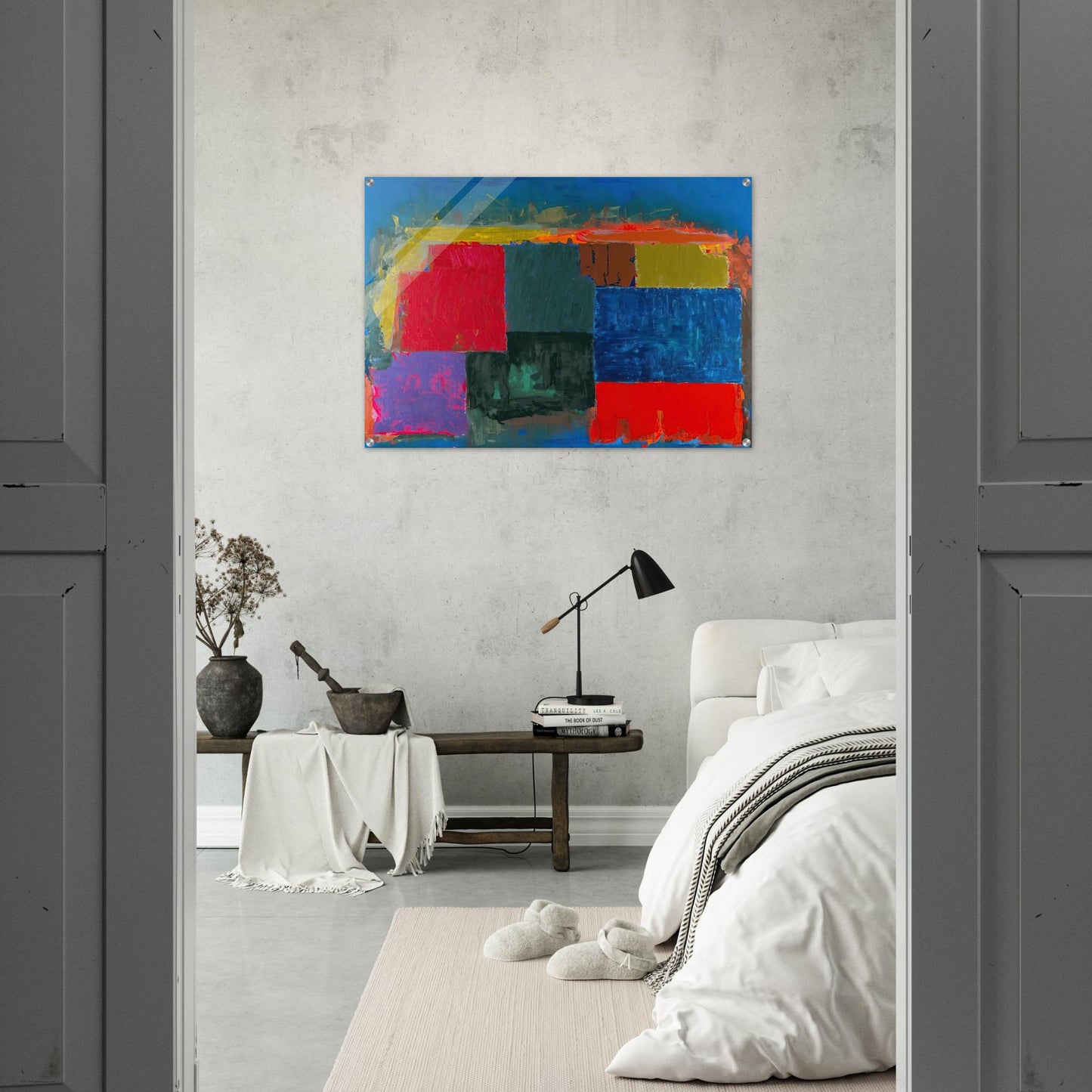 North Sound - 1979 - John Hoyland Acrylic Print - 70x100 cm / 28x40″ inches | John Hoyland Wall Art | John Hoyland Prints