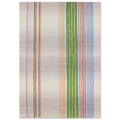 Royal Curtain - 1980 - Gene Davis Brushed Aluminum Print - 70x100 cm / 28x40 inches | Gene Davis Aluminum Print | Gene Davis Prints