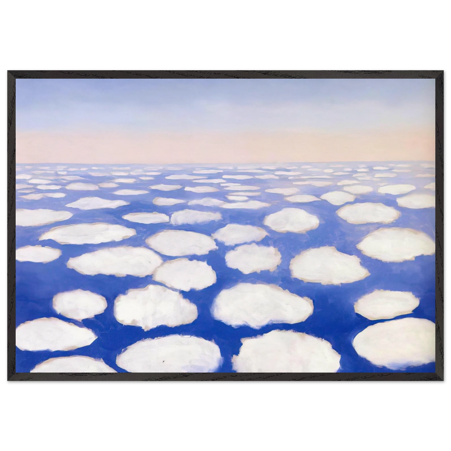 Above the Clouds I - Georgia OKeeffe Framed Art Print – Black Wooden Frame - Default Title - -Framed Art Print