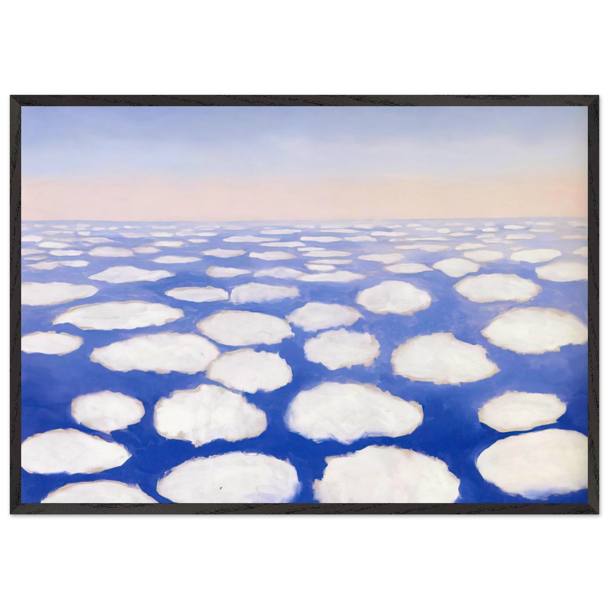 Above the Clouds I - Georgia OKeeffe Framed Art Print – Black Wooden Frame - Default Title - -Framed Art Print