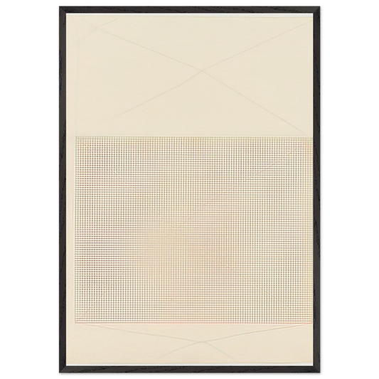 Untitled 7315 - 1973 - Gego Framed Art Print – Black Wooden Frame - Default Title - -Framed Art Print