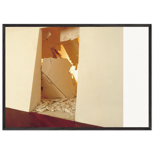 New House - 2000 - Lygia Pape Framed Art Print – Black Wooden Frame - Default Title - -Framed Art Print