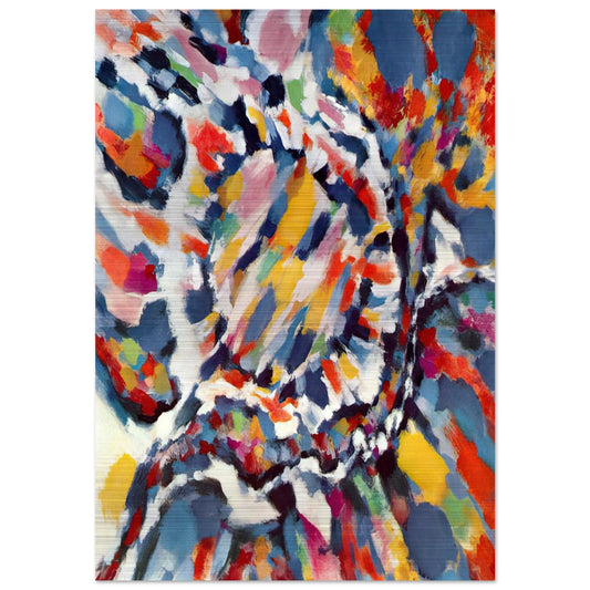 La Sève - 1963 - Alfred Manessier Brushed Aluminum Print - 70x100 cm / 28x40 inches | Alfred Manessier Aluminum Print | Alfred Manessier Prints