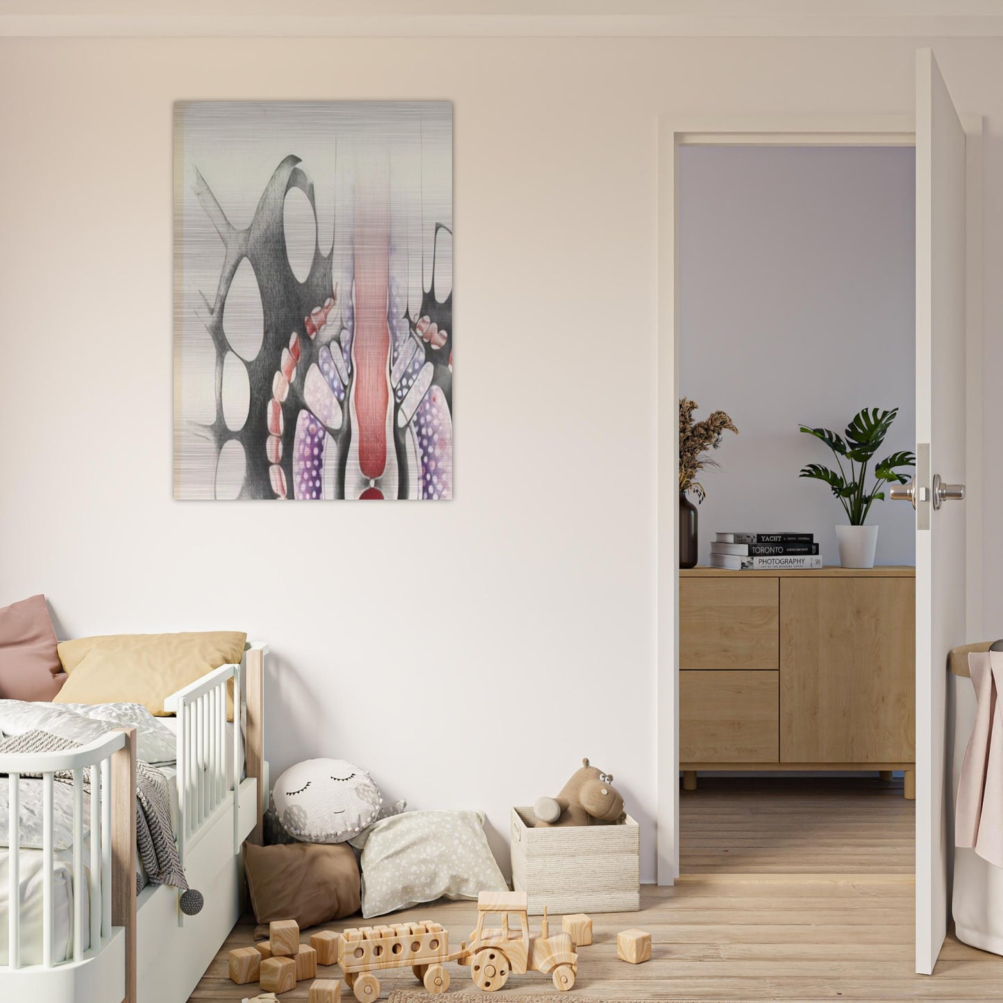 UNTITLED 1967 1 - Lee Bontecou Brushed Aluminum Print - 70x100 cm / 28x40 inches | Lee Bontecou Aluminum Print | Lee Bontecou Prints