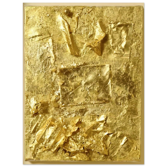 Robert Rauschenberg - UNTITLED GOLD PAINTING 1964 Fine Art Poster - Default Title