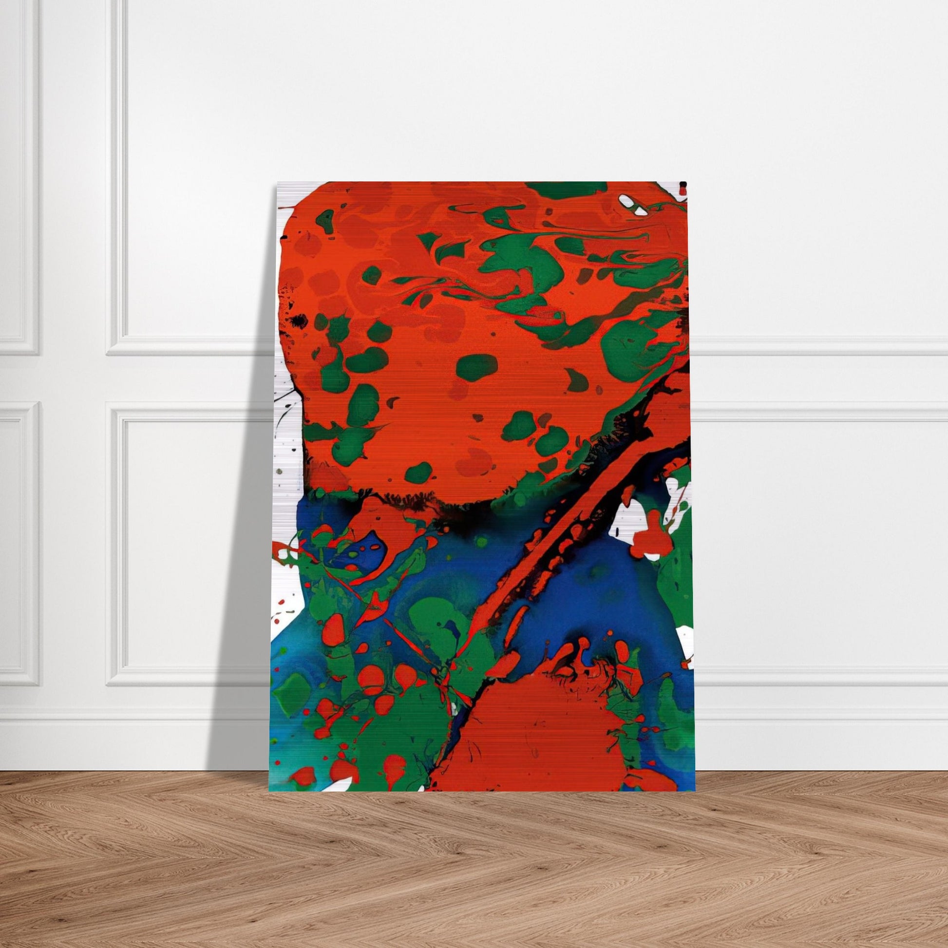 Untitled  SFP94-137  SFF 1807  - Sam Francis Brushed Aluminum Print - 70x100 cm / 28x40 inches | Sam Francis Aluminum Print | Sam Francis Prints