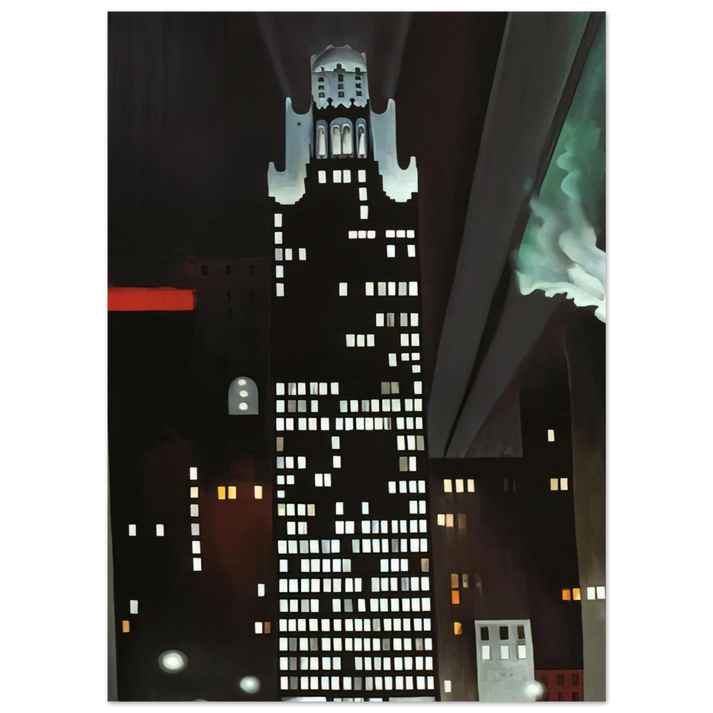 Georgia O'Keeffe - Radiator Building - Night, New York Fine Art Poster
