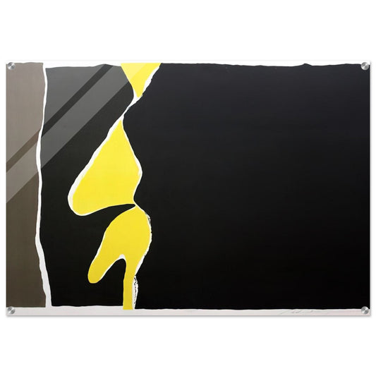 Hommage to the First Monk Immolating Himself in Saigon - 1966 - Adja Yunkers Acrylic Print - 70x100 cm / 28x40″ inches | Adja Yunkers Wall Art | Adja Yunkers Prints