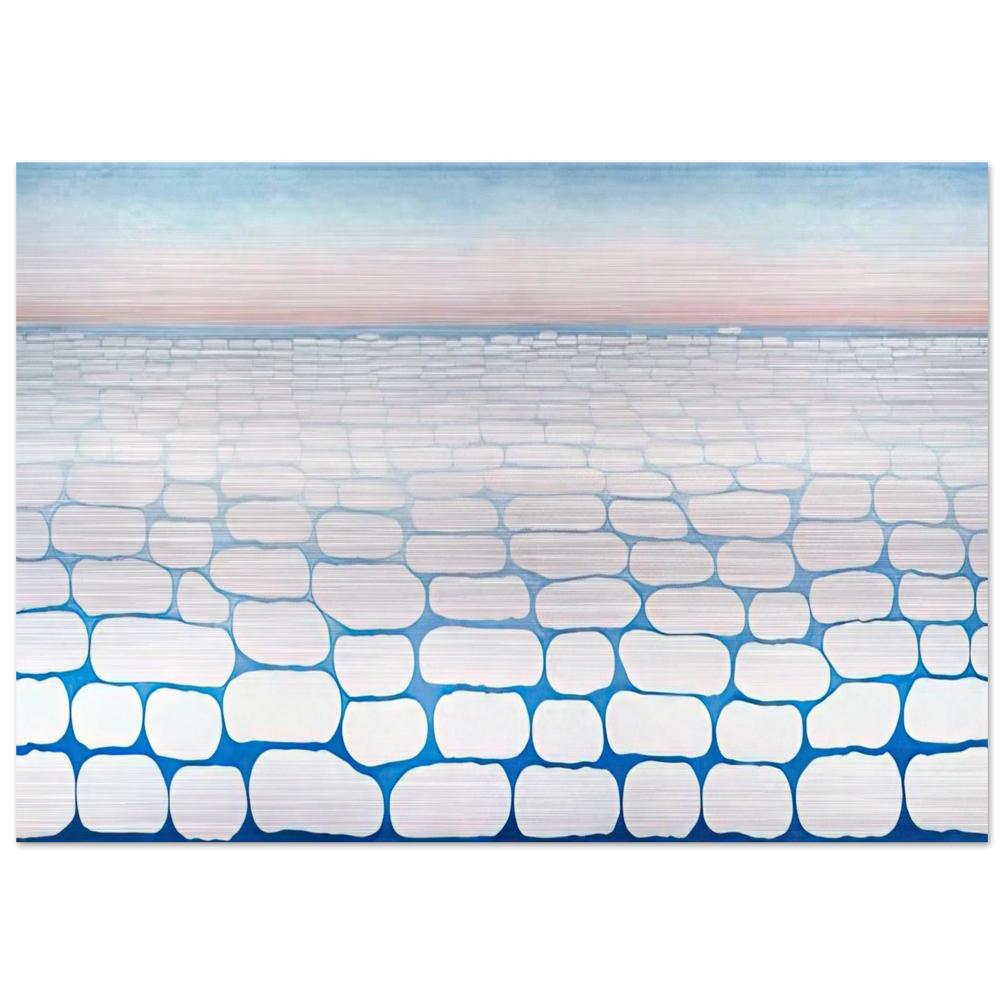 Sky Above Clouds IV - Georgia O'Keeffe Brushed Aluminum Print - 70x100 cm / 28x40 inches | Georgia O'Keeffe Aluminum Print | Georgia O'Keeffe Prints