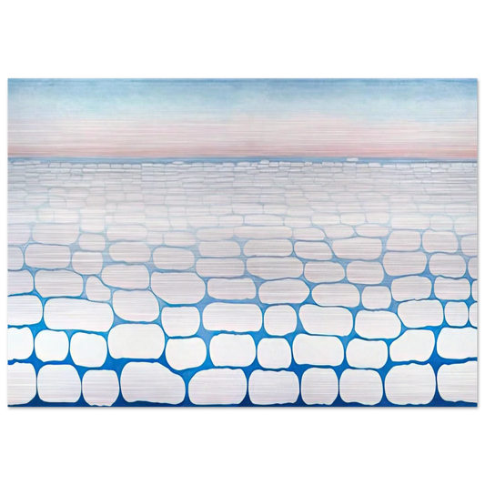 Sky Above Clouds IV - Georgia O'Keeffe Brushed Aluminum Print - 70x100 cm / 28x40 inches | Georgia O'Keeffe Aluminum Print | Georgia O'Keeffe Prints