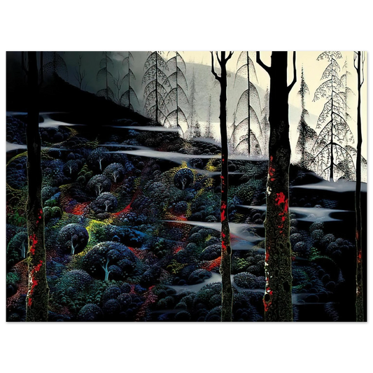 Eyvind Earle - Dawn's First Light Fine Art Poster - Default Title