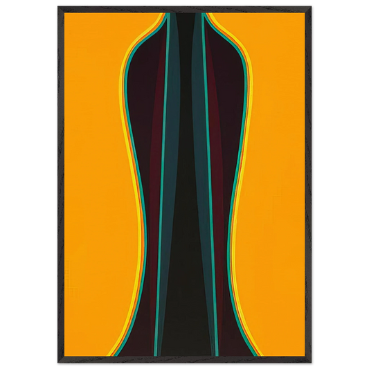 Archimage 2 - 1976 - Lorser Feitelson Framed Art Print – Black Wooden Frame - Default Title - -Framed Art Print