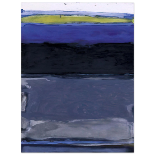 Thomas Downing - Blue Space - 1954 Fine Art Poster - Default Title