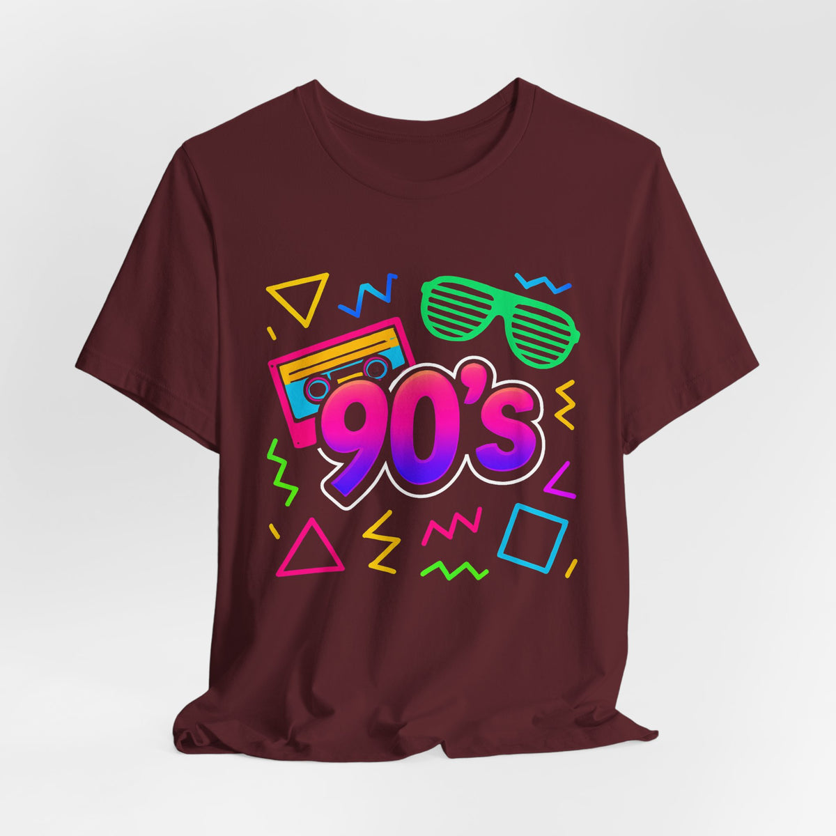 Musica old school anni '90 - vibrazioni arcade Classico anni '90 Vintage. Anni '90 Retro Mi piacciono gli anni Novanta Maglietta
