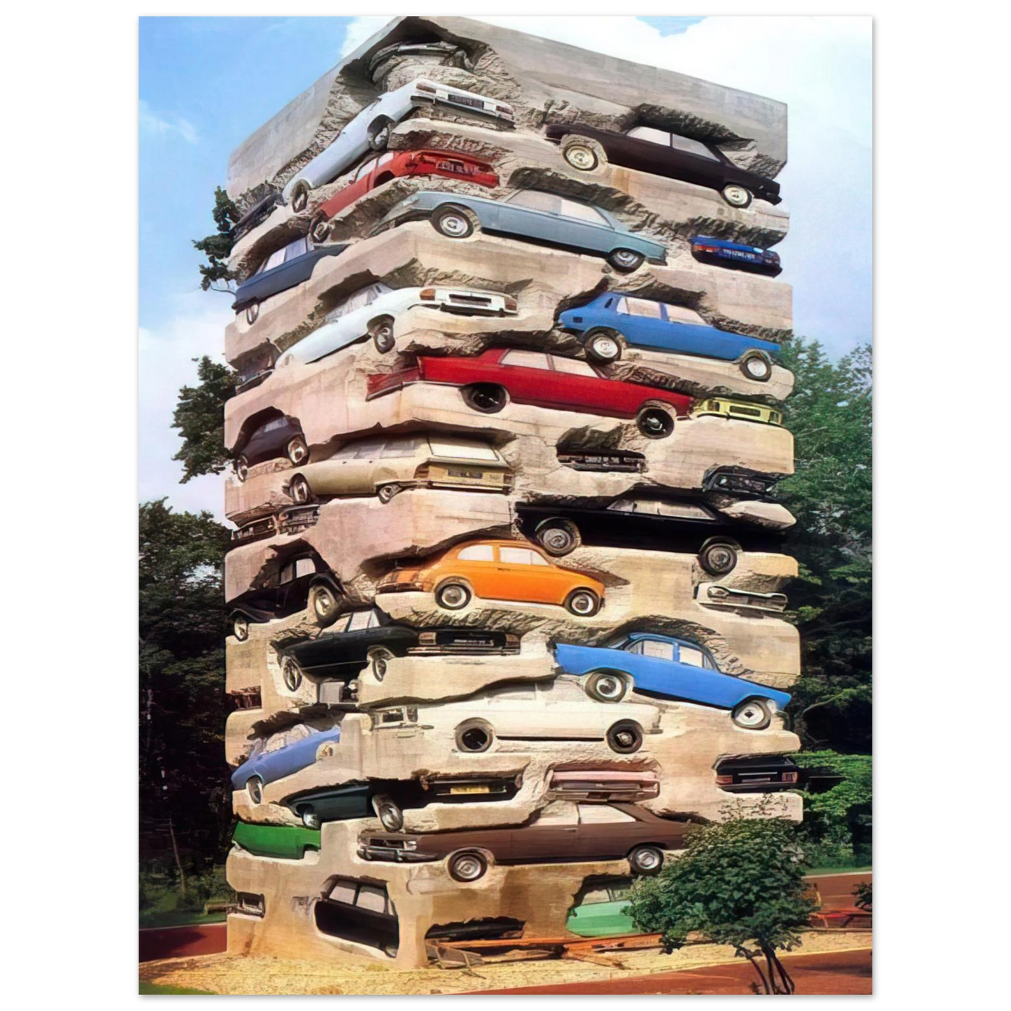 Arman - Long-term parking - 1982 Fine Art Poster - Default Title