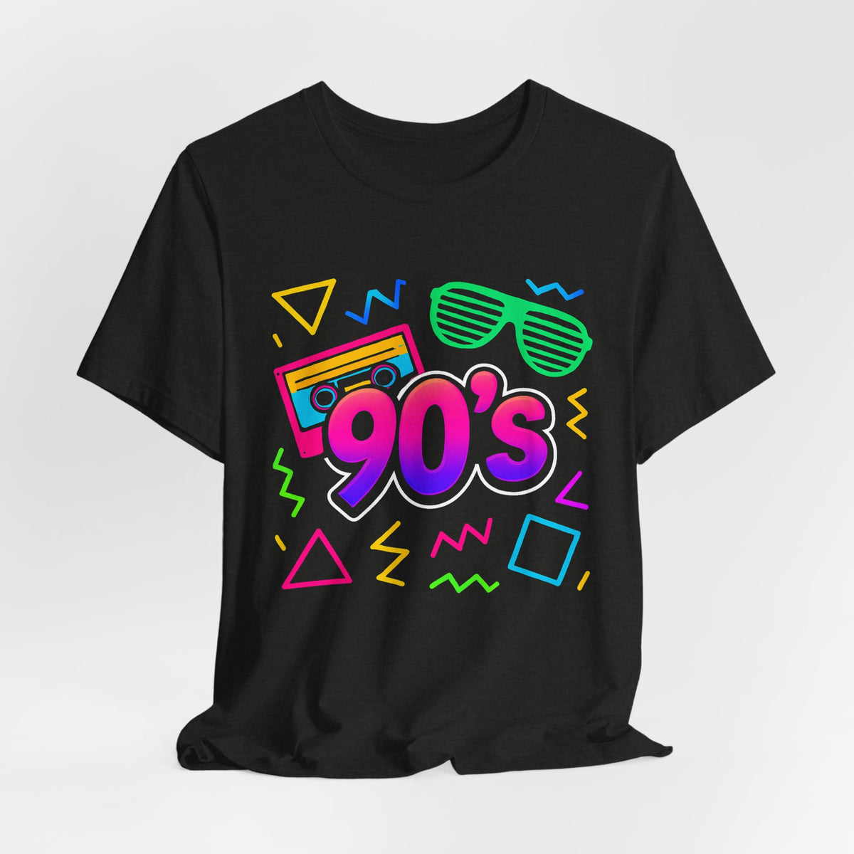 Musica old school anni '90 - vibrazioni arcade Classico anni '90 Vintage. Anni '90 Retro Mi piacciono gli anni Novanta Maglietta