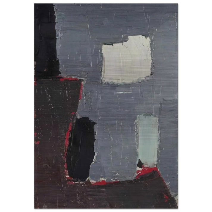 Composition - 1950 - Nicolas de Stael Brushed Aluminum Print - 70x100 cm / 28x40 inches | Nicolas de Stael Aluminum Print | Nicolas de Stael Prints