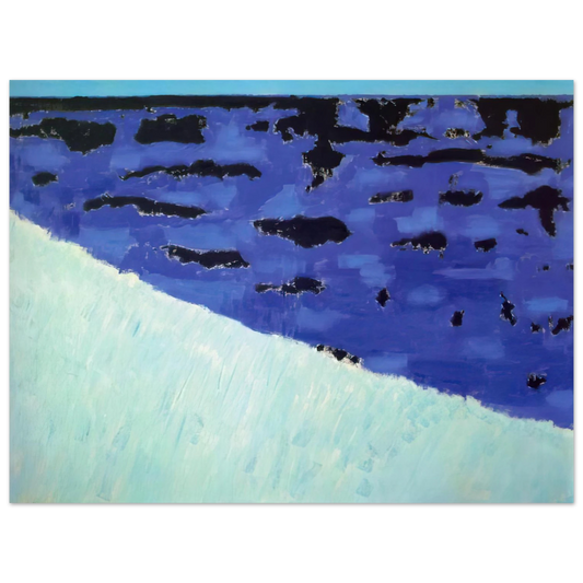Milton Avery - Sea Grasses and Blue Sea - 1958 Fine Art Poster - Default Title