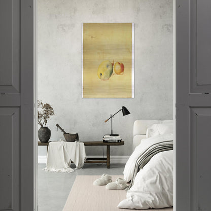 Cotogna e mela – 28.12.41 - 1941 - Julius Bissier Brushed Aluminum Print - 70x100 cm / 28x40 inches | Julius Bissier Aluminum Print | Julius Bissier Prints