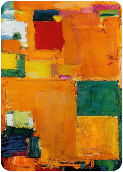 Kaleidos By Hans Hofmann Pack of 10 Post Cards | Hans Hofmann Post Cards | A6 (10.5 x 14.8 cm) - 4.1 x 5.8 inches