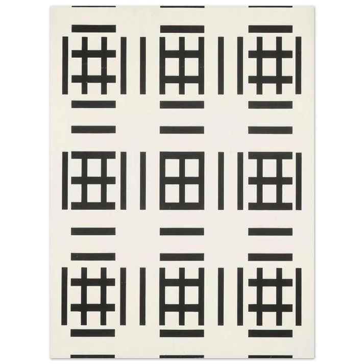 Francois Morellet - SÃƒÂ©rigraphie unique au monde - 1970  75x100 cm / 30x40inches Fine Art Poster