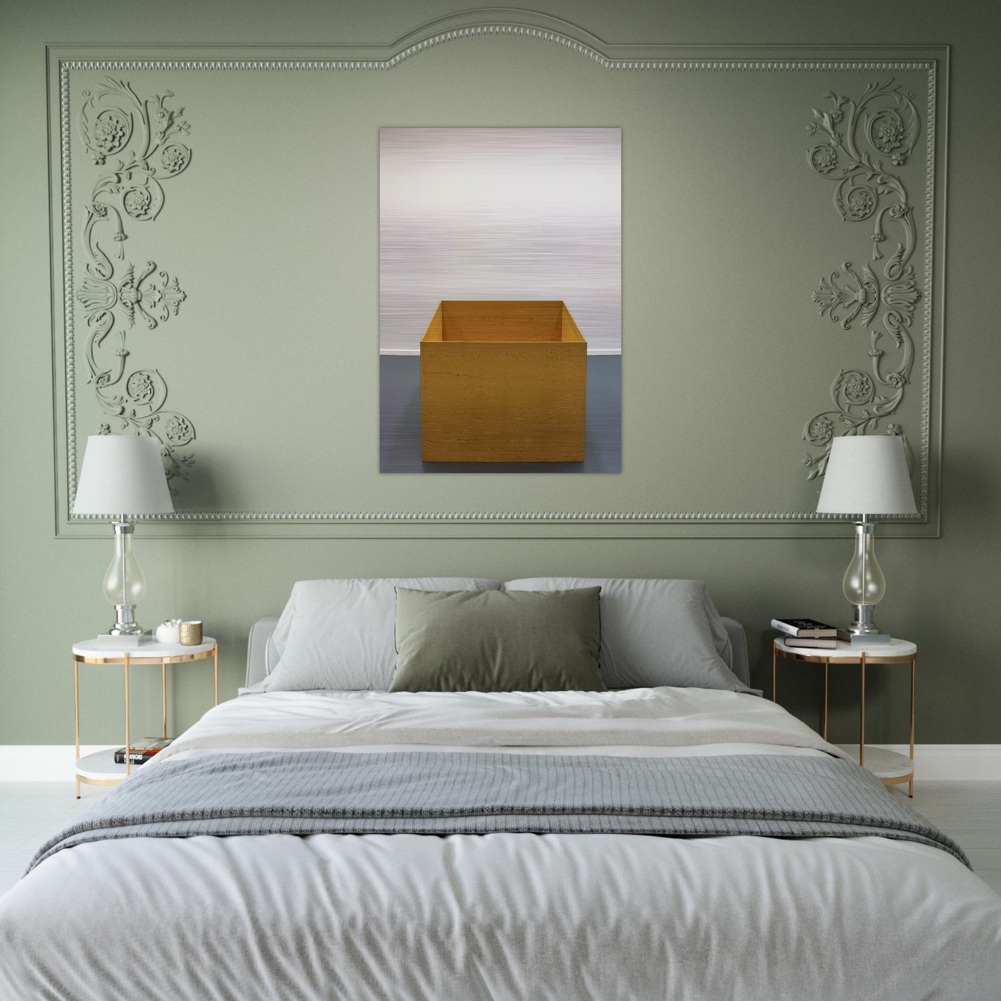 Untitled - 1976 - Donald Judd Brushed Aluminum Print - 70x100 cm / 28x40 inches | Donald Judd Aluminum Print | Donald Judd Prints