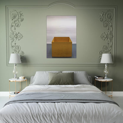 Untitled - 1976 - Donald Judd Brushed Aluminum Print - 70x100 cm / 28x40 inches | Donald Judd Aluminum Print | Donald Judd Prints