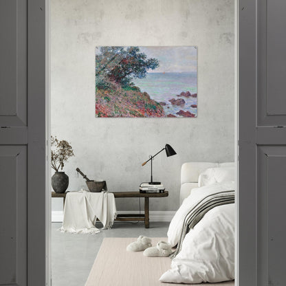 Mediteranian Coast, Grey Day - claude monet Acrylic Print - 70x100 cm / 28x40″ inches