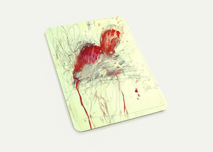 Leda and the Swan By Cy Twombly Pack of 10 Post Cards | Cy Twombly Post Cards | A6 (10.5 x 14.8 cm) - 4.1 x 5.8 inches
