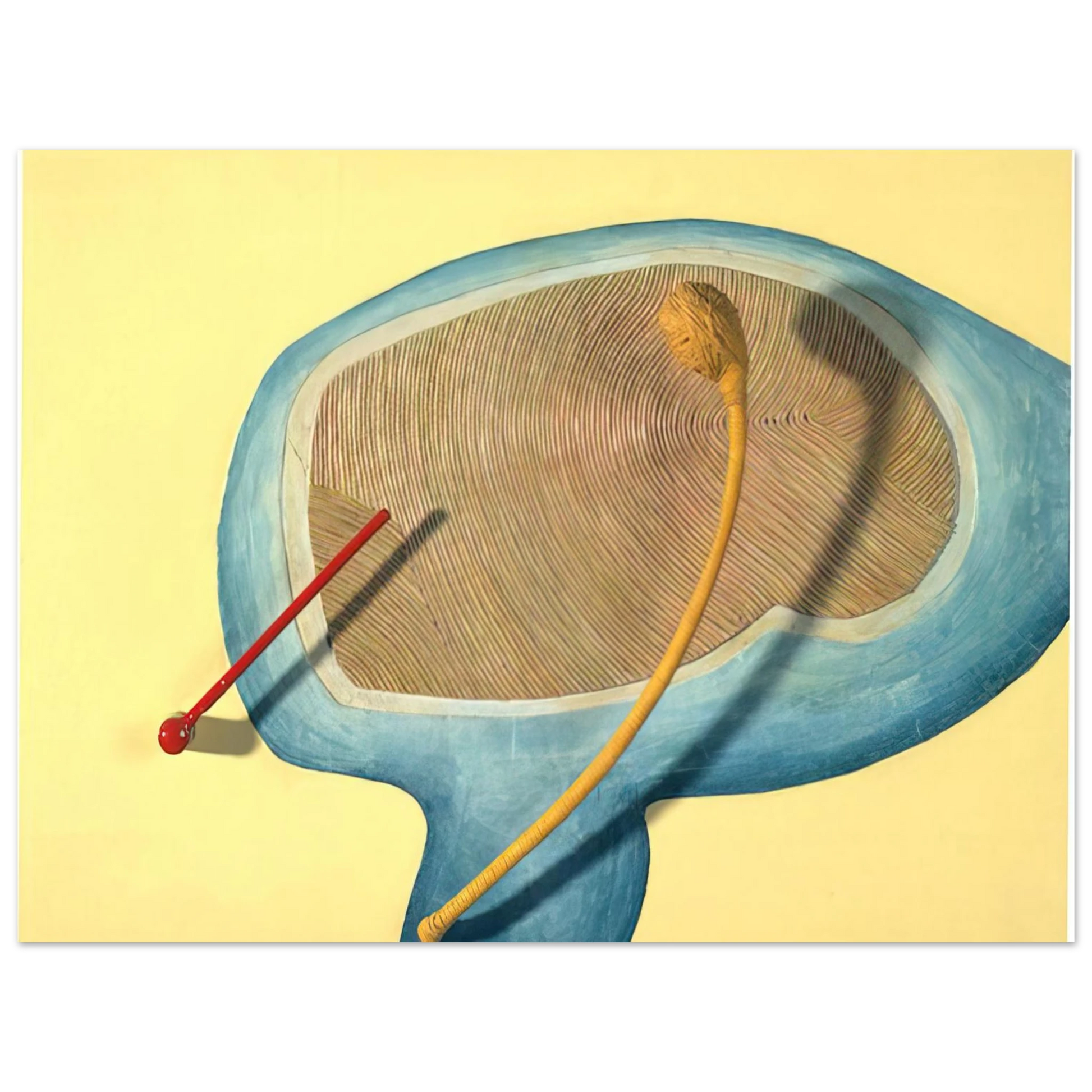 Eva Hesse - LEGS OF A WALKING BALL 1965 Fine Art Poster - Default Title