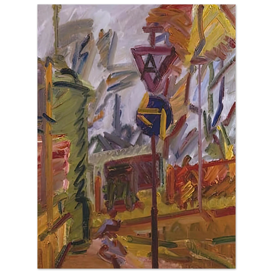 Frank Auerbach - PARK VILLAGE Fine Art Poster - Default Title