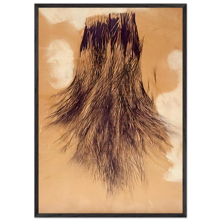 Jay DeFeoBIGPersephone - Jay DeFeo 70x100 cm / 28x40 inches Framed Art Print – Black Wooden Frame