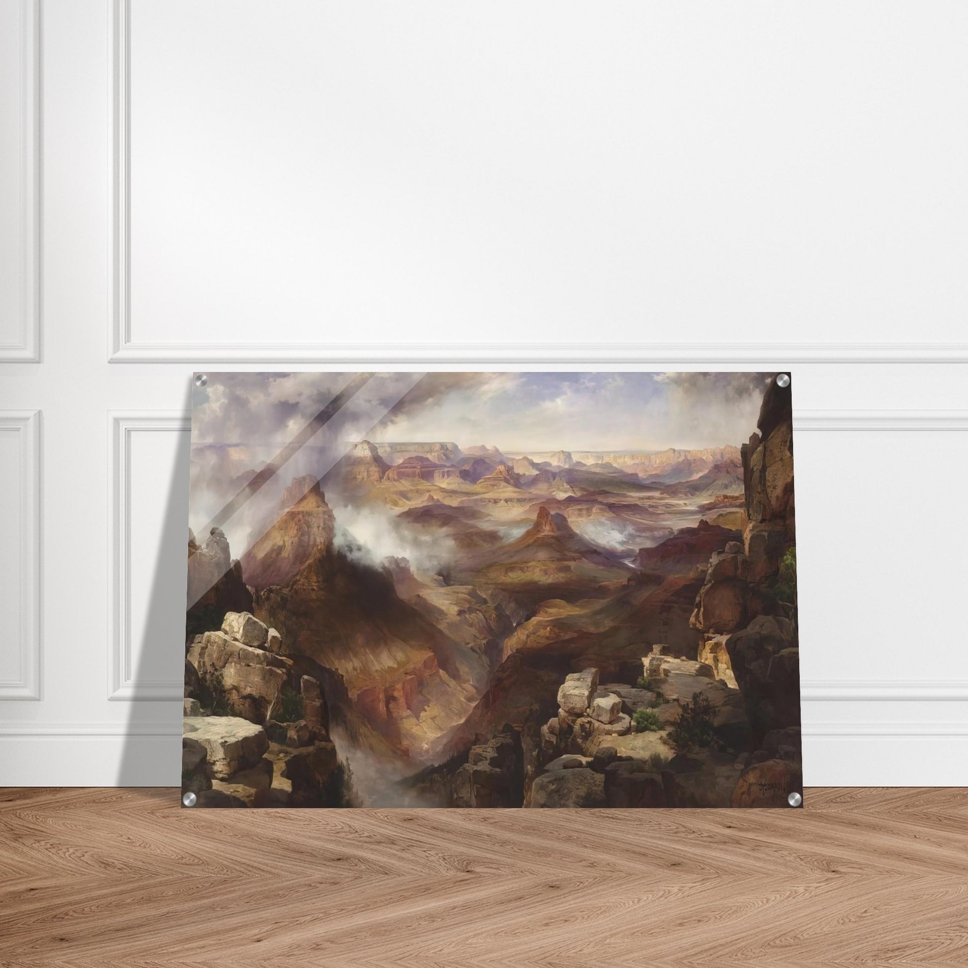 Grand Canyon of the Colorado River - Thomas Moran Acrylic Print - 70x100 cm / 28x40″ inches